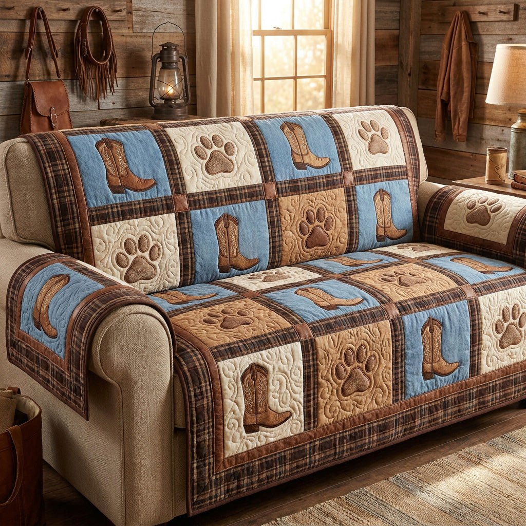 Dusty Paws Sofa Cover