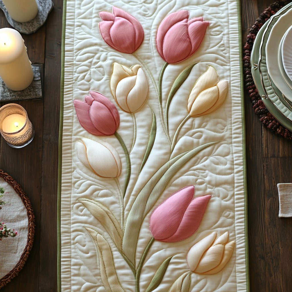 Dutch Garden Delight Table Runner