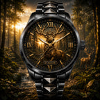 Personalized Stag Watch with a custom name set into the design