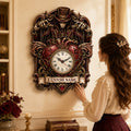Personalized mechanical heart wall clock — personalized with a custom name