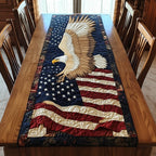 Eagle Over the American Flag Table Runner