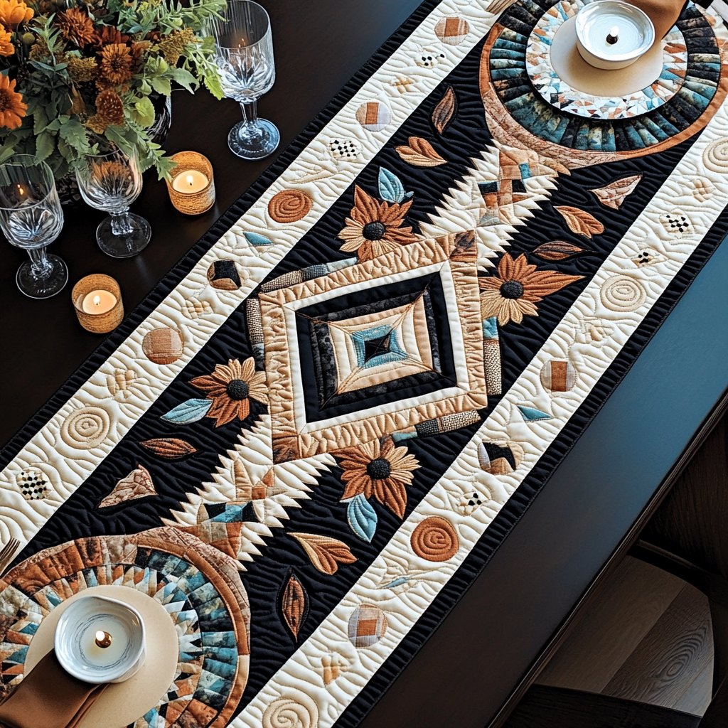 Earthy Tones Table Runner