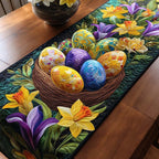 Egg Nest with Daffodils Table Runner