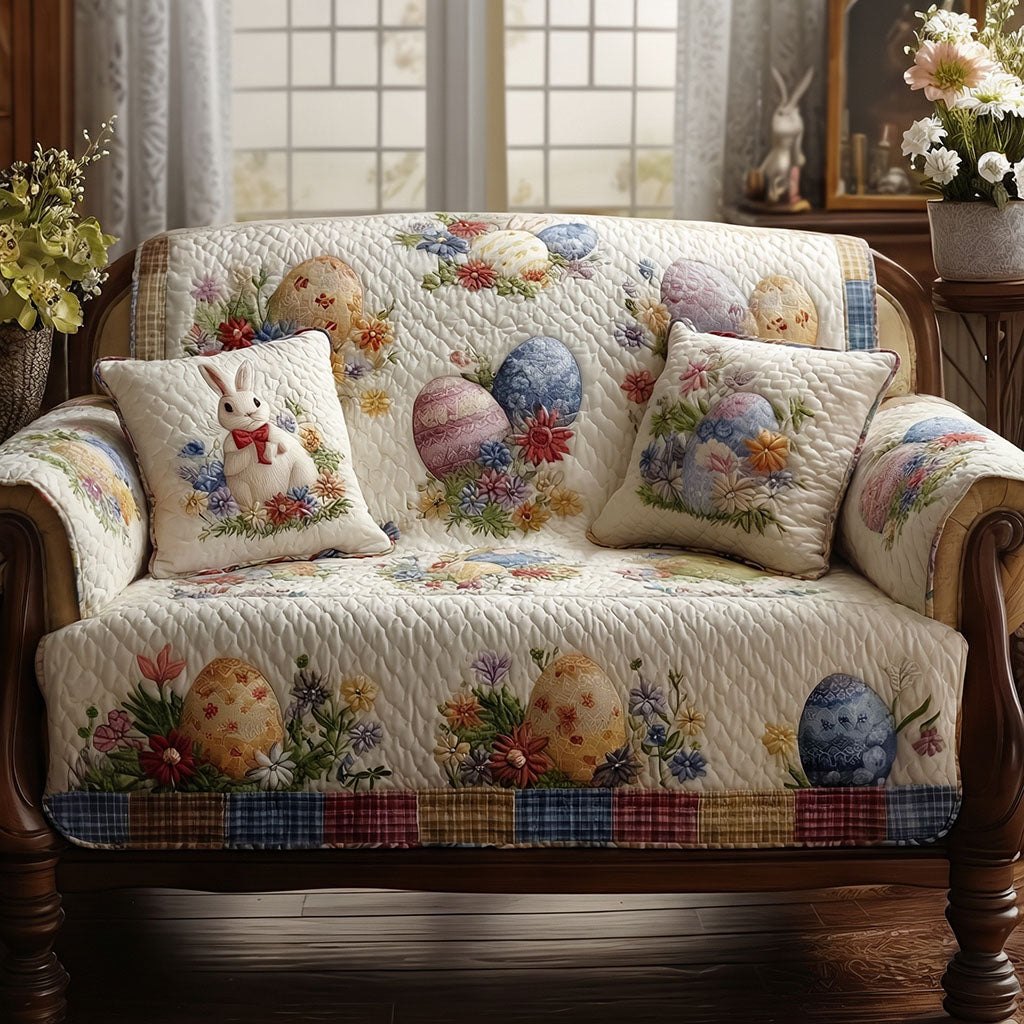 Easter Egg Garden Sofa Cover