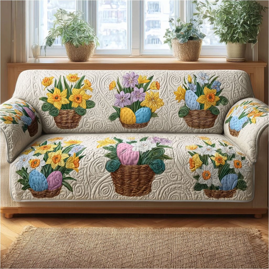 Easter Garden Grace Sofa Cover