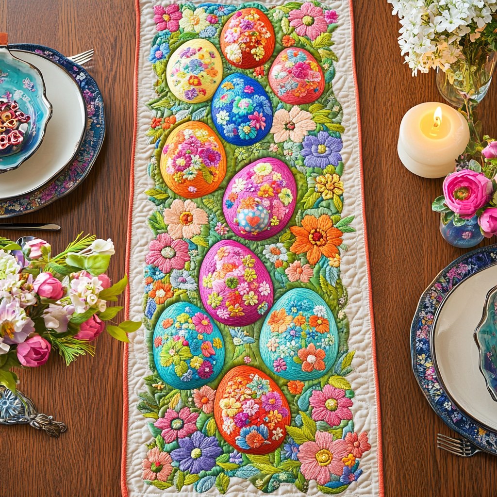 Easter Garden Path Table Runner