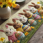 Easter Meadow Friends Table Runner