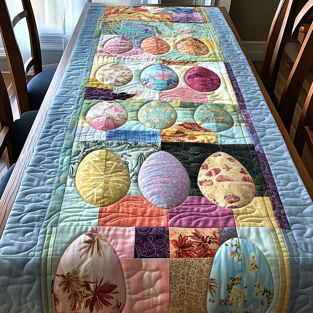 Easter Patchwork Table Runner