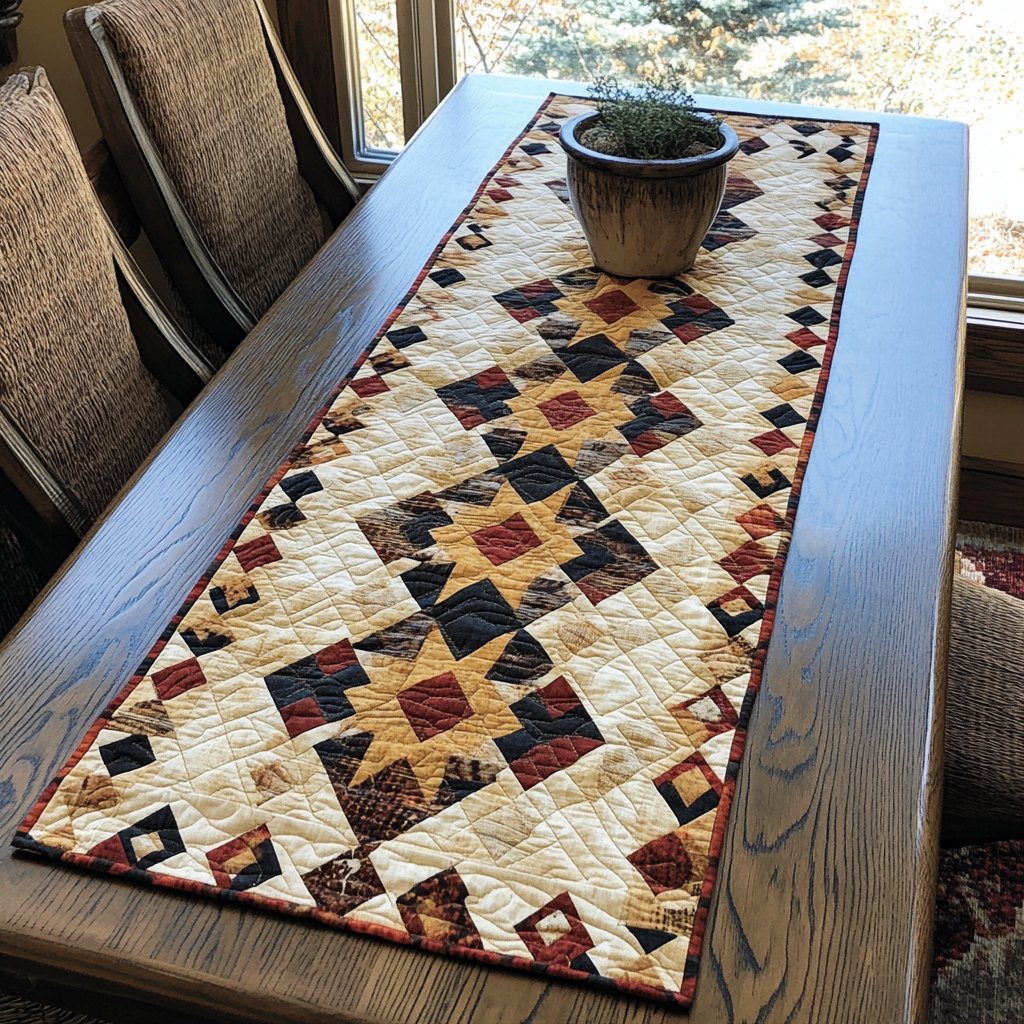 Echoing Patterns Table Runner