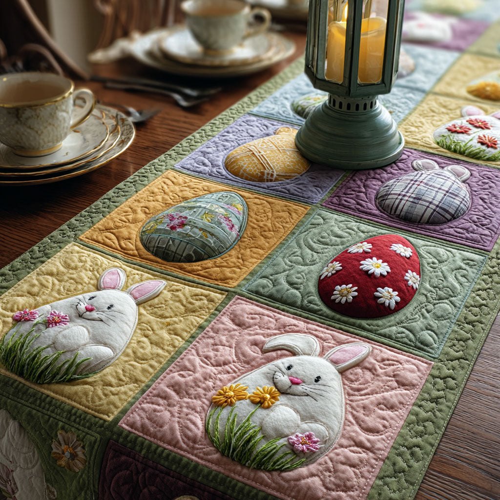 Egg Hunt Garden Table Runner