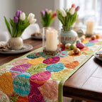 Egg Mosaic Table Runner