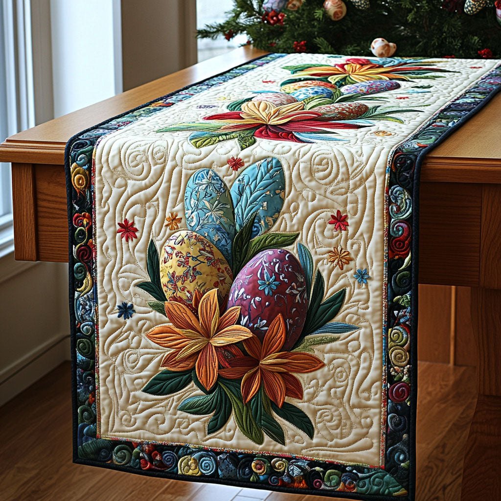 Egg Cellent Blooms Table Runner