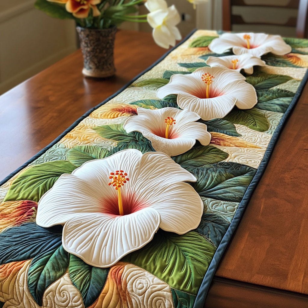 Elegant Blossoms Table Runner