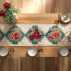 Elegant Florals Table Runner