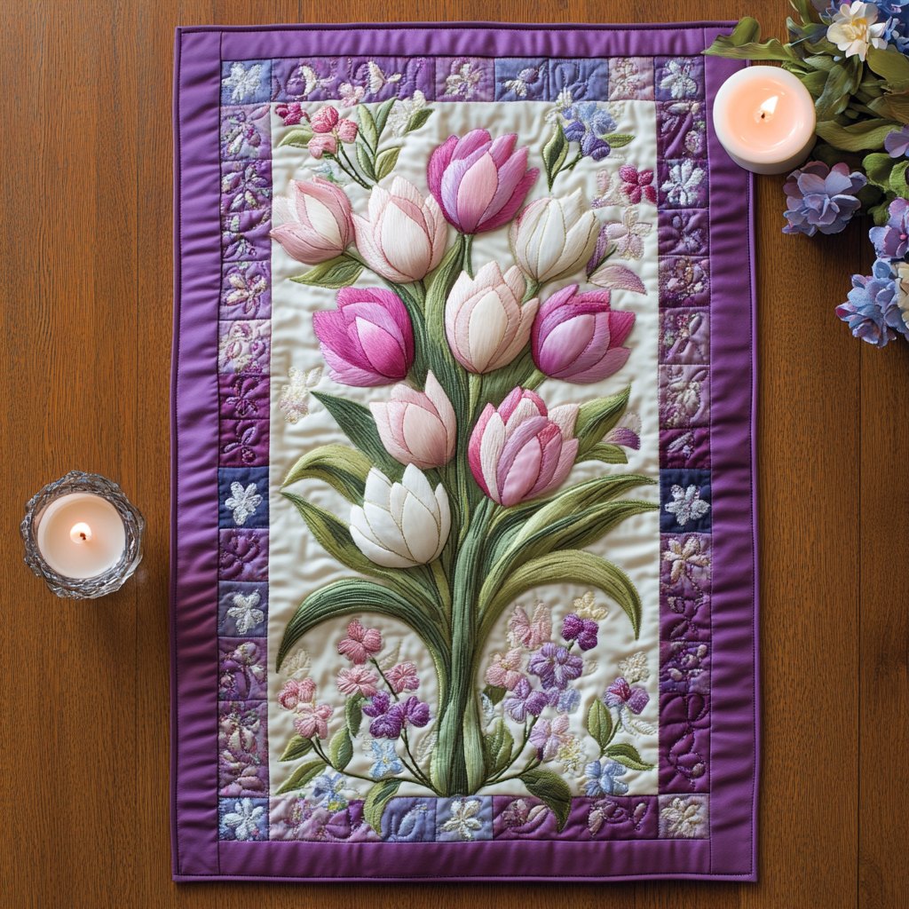 Elegant Petals Table Runner