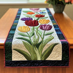 Elegant Tulips Table Runner