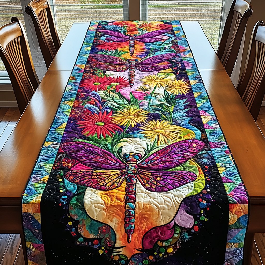 Elegant Wings Table Runner