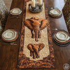 Elephant Forest Table Runner