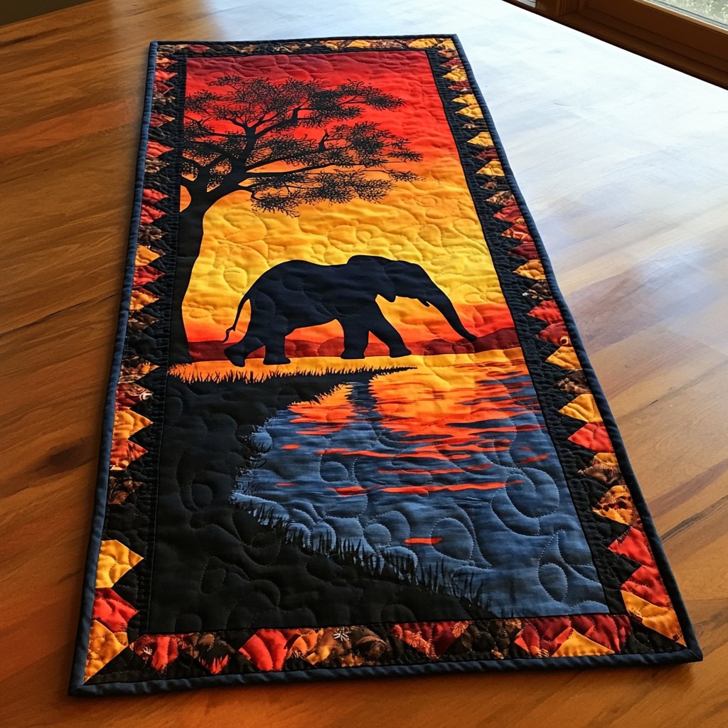 Elephant Magic Table Runner