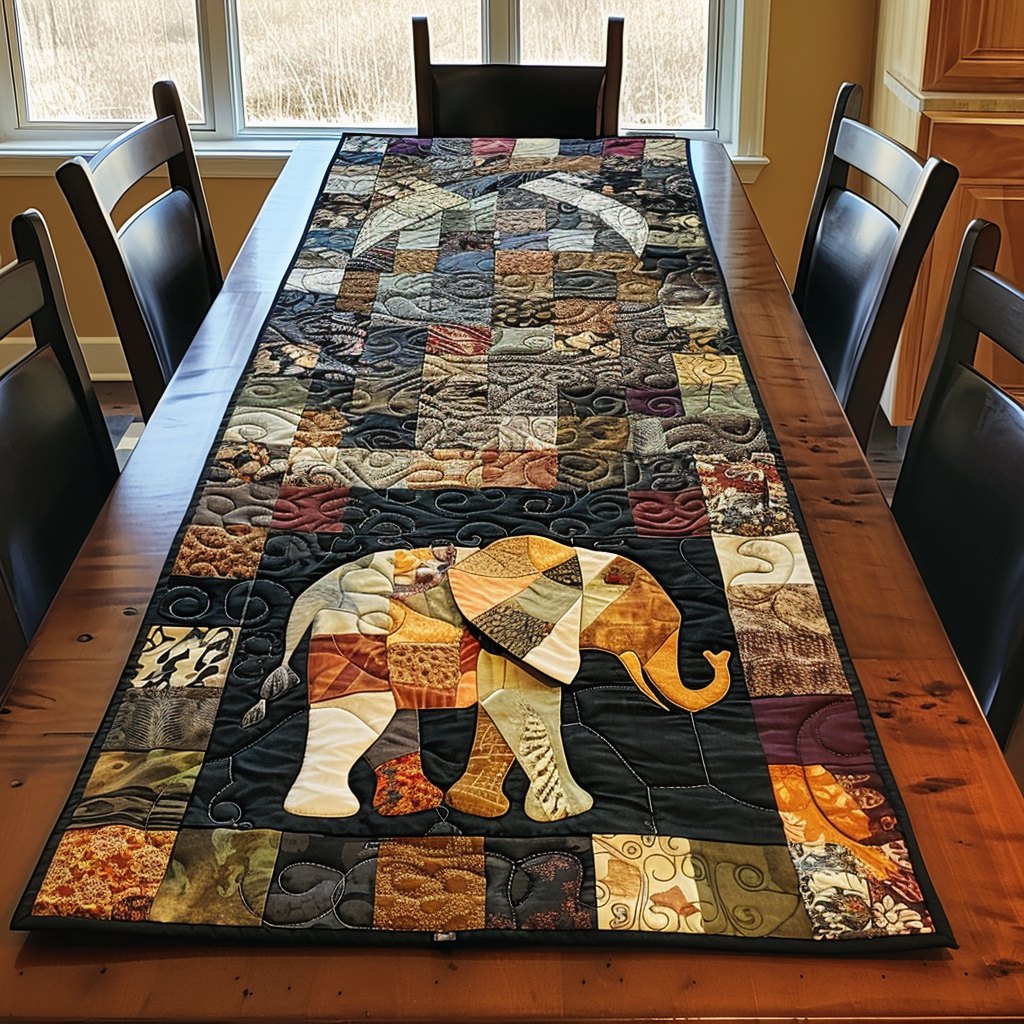 Elephant Prestige Table Runner