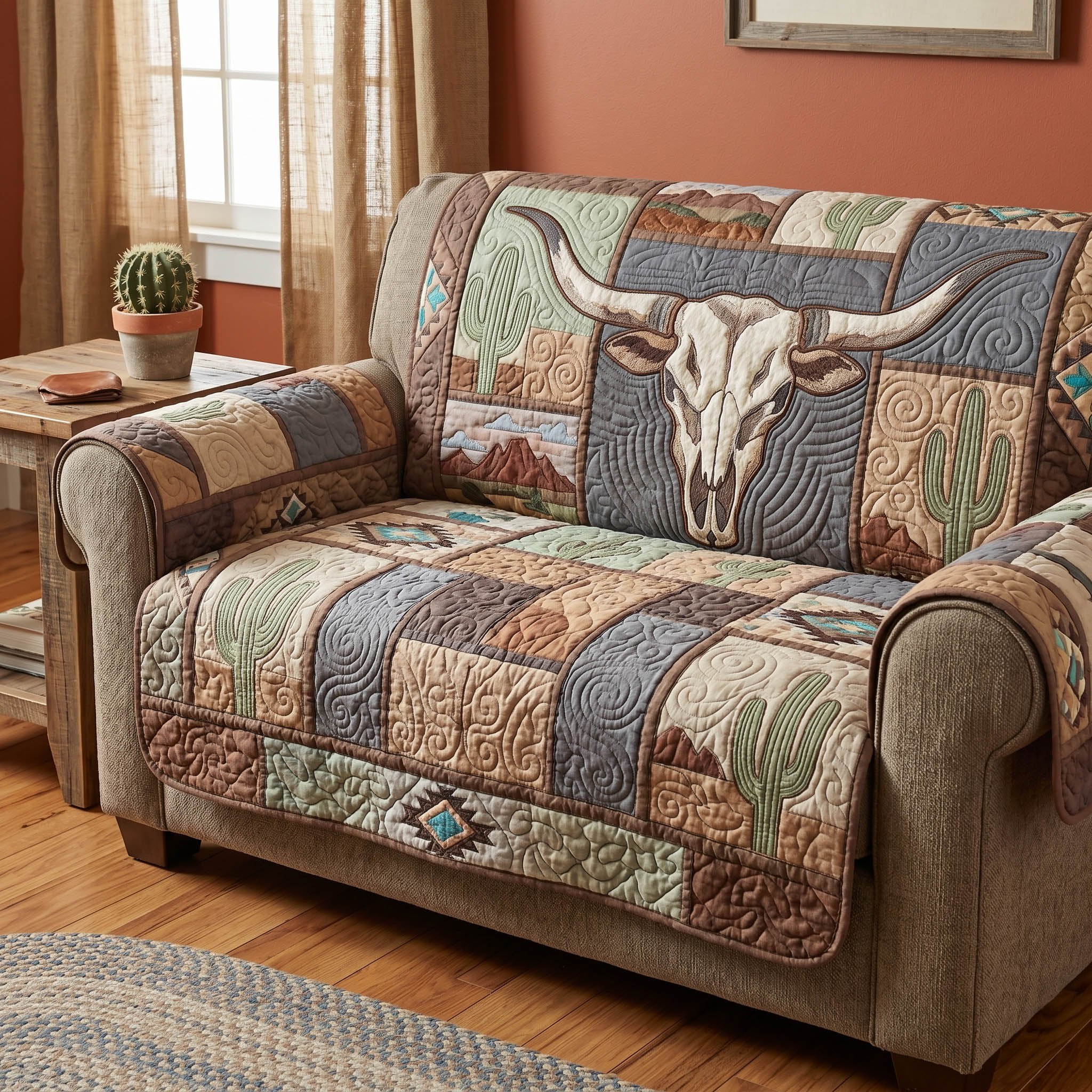 Ember Skull Sofa Cover