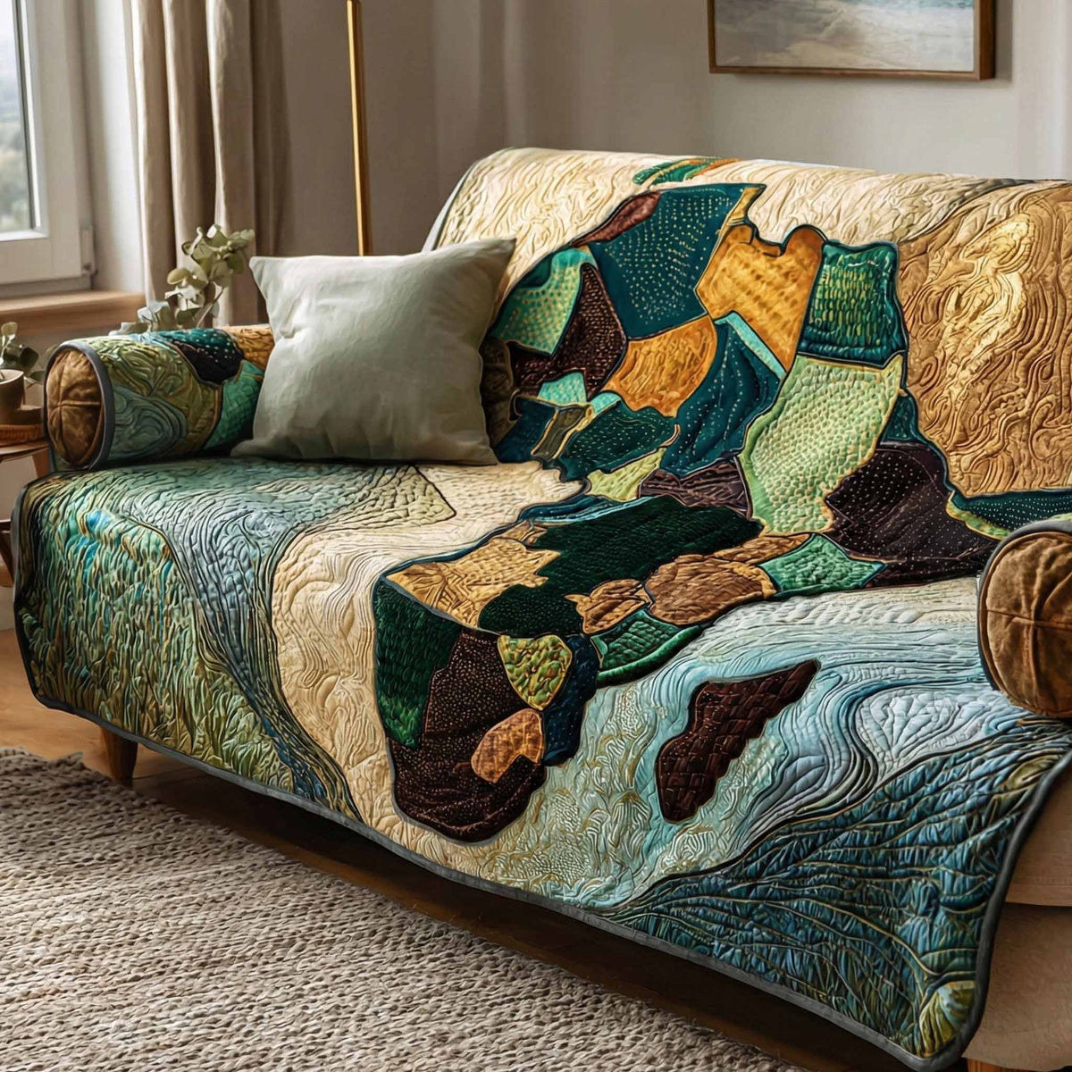 Emerald Africa Sofa Cover