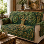 Emerald Celtic Canopy Sofa Cover
