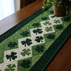 Emerald Clover Grace Place Table Runner