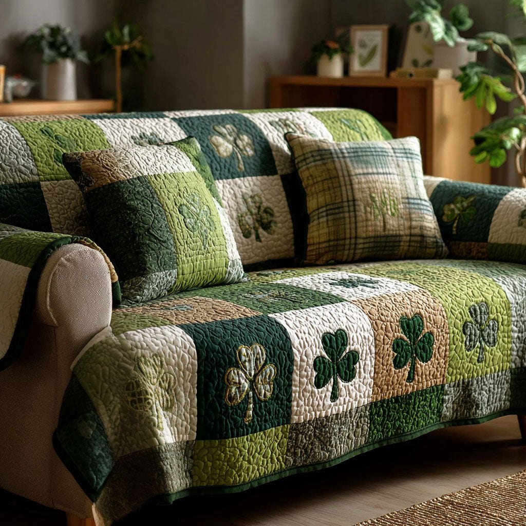 Emerald Cozy Sofa Cover