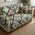Emerald Garden Sofa Cover