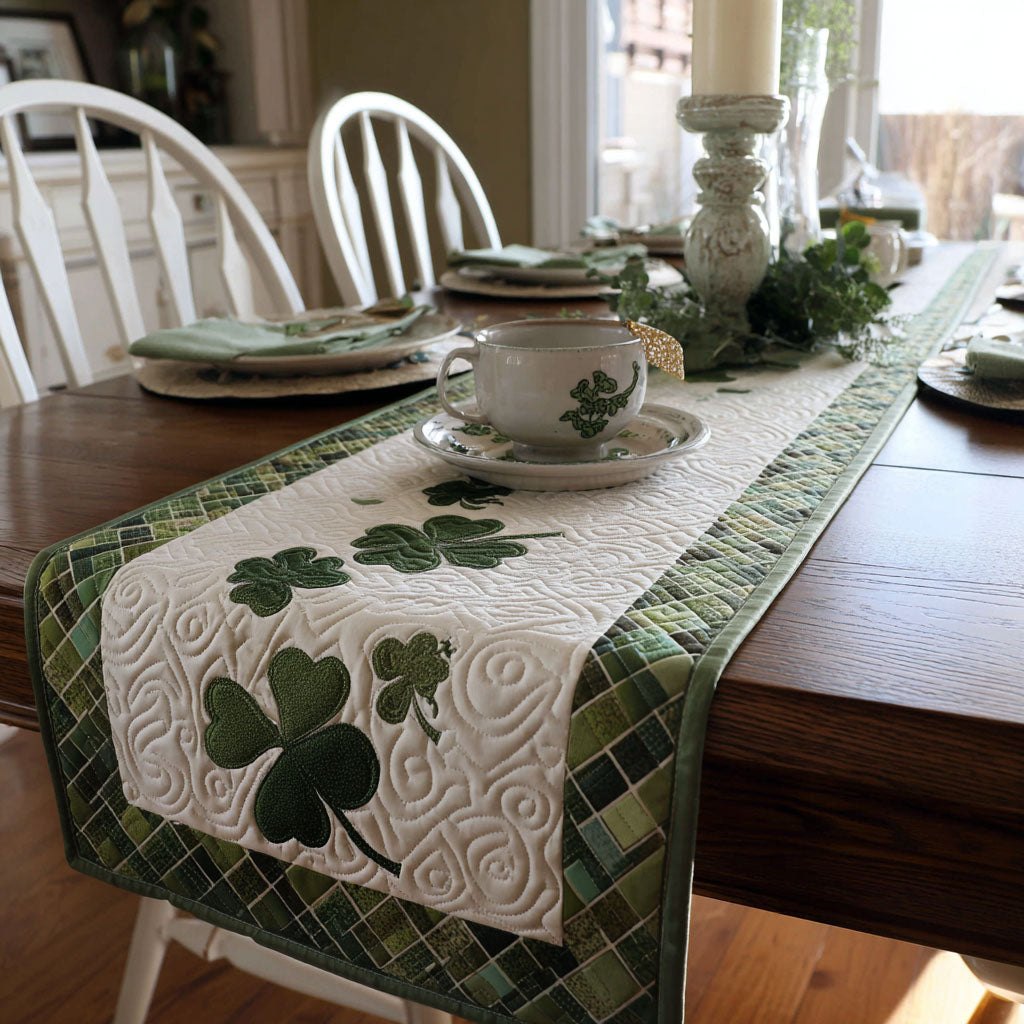 Emerald Promise Table Runner
