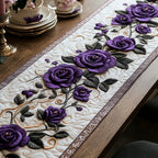 Enchanted Amethyst Table Runner