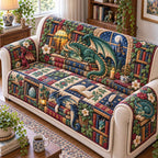 Enchanted Dragon Library Sofa Cover