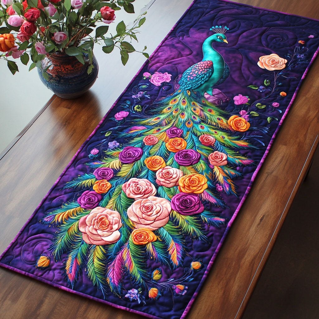 Enchanted Feathers Table Runner