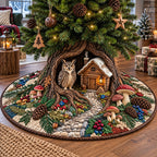 Enchanted Forest Christmas Tree Skirt