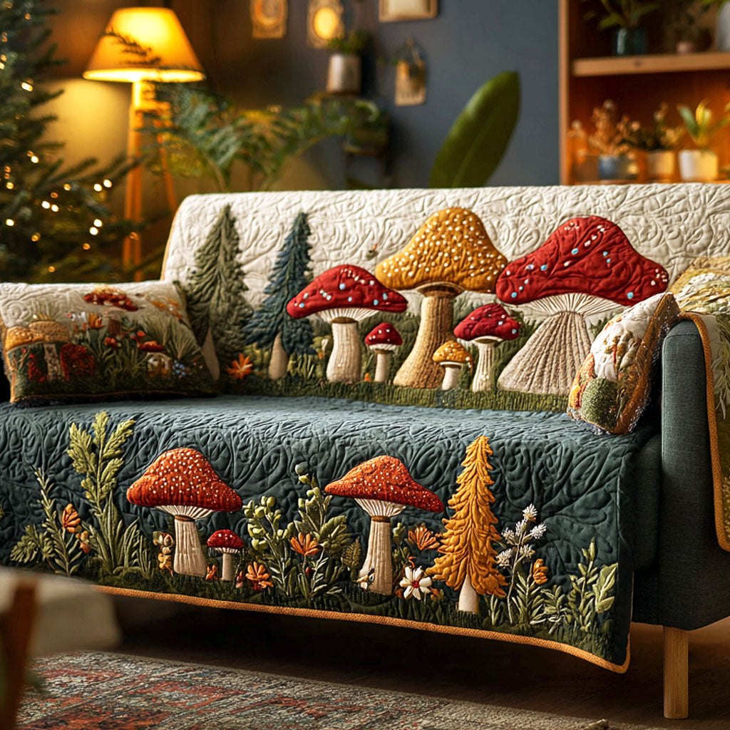 Enchanted Fungi Sofa Cover