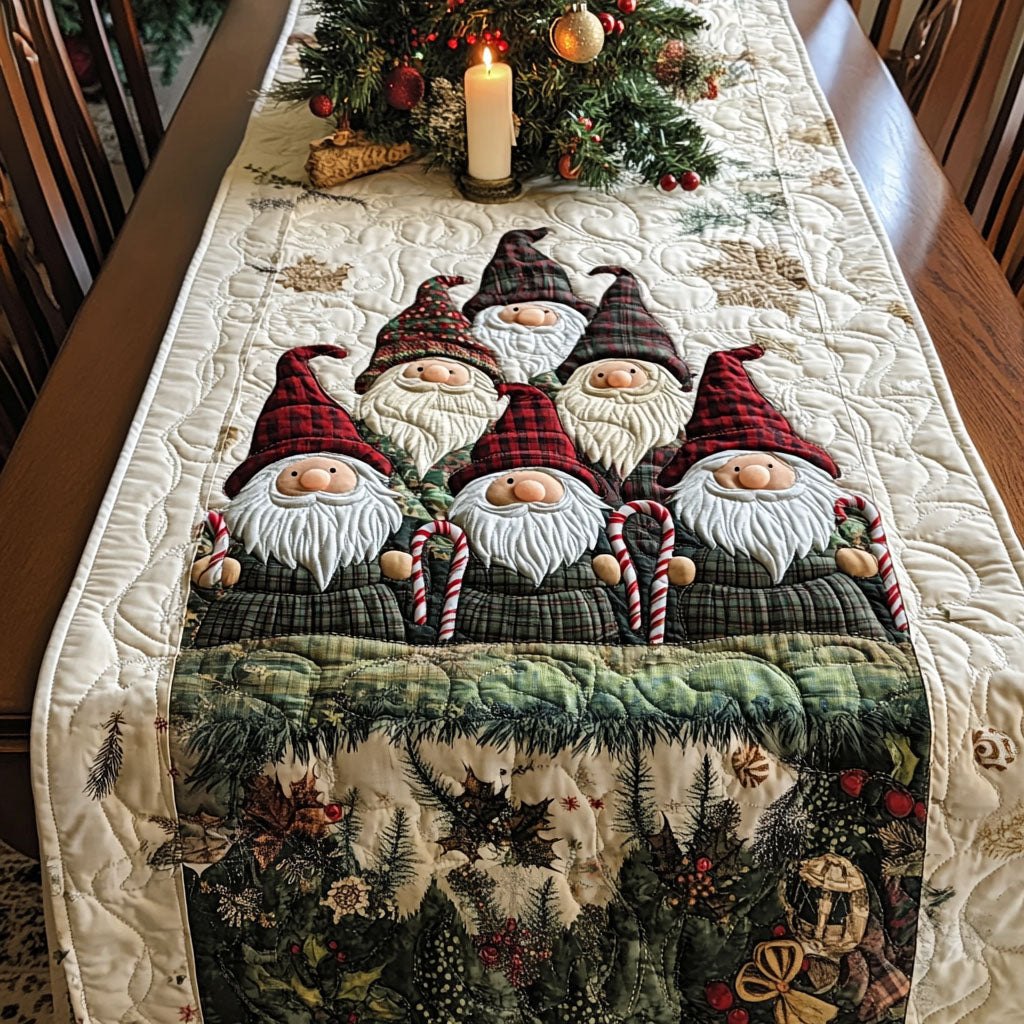 Enchanted Gnome Table Runner