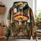 Enchanted Mushroom hoodie, all-over print