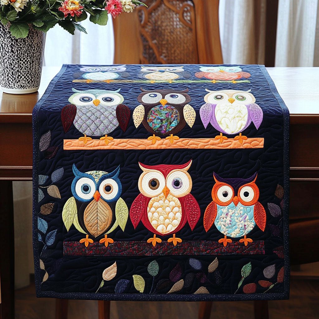 Enchanted Owl Haven Table Runner