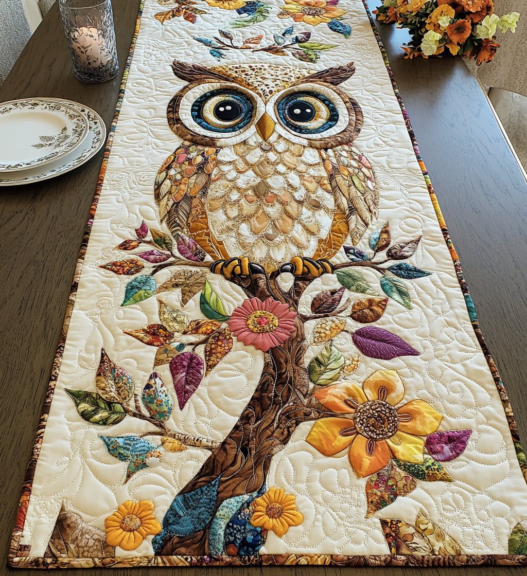 Enchanted Owl Table Runner
