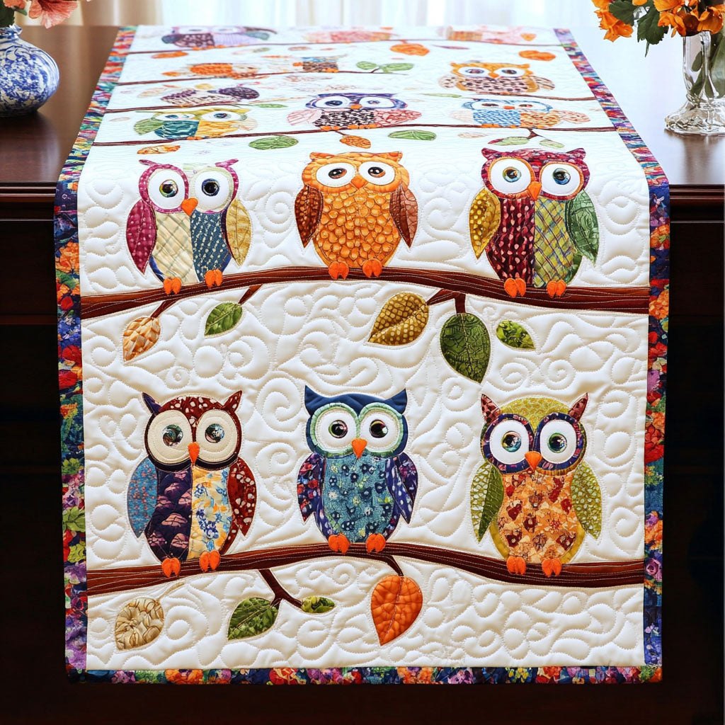 Enchanted Owl Tree Table Runner