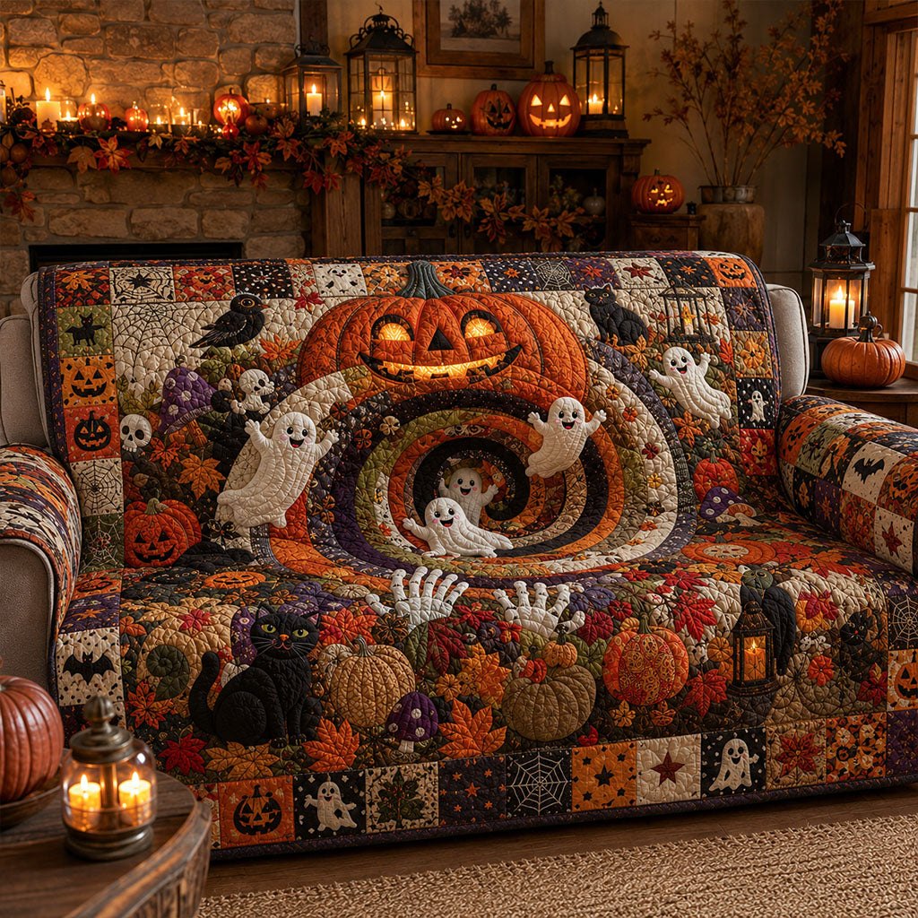 Endless Descent Sofa Cover