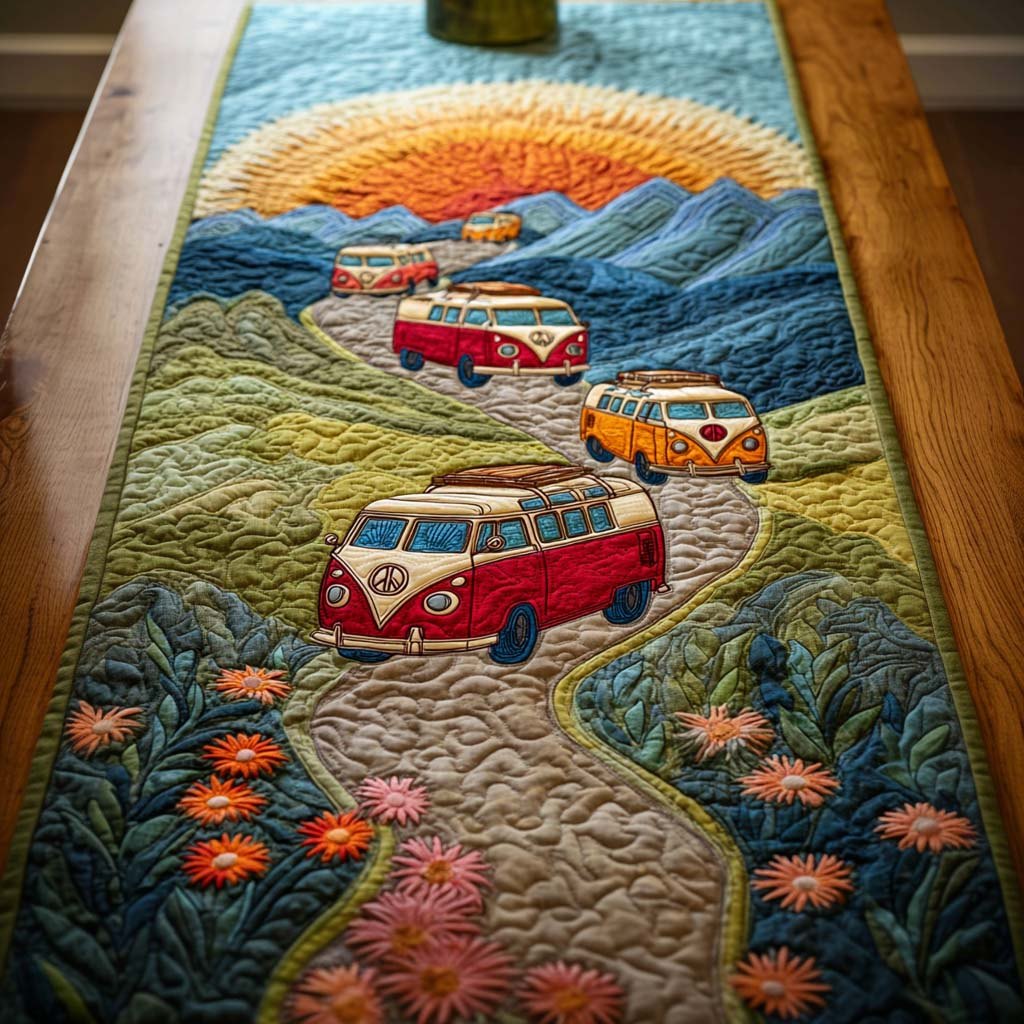 Endless Roads Table Runner
