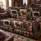 Evergreen Cabin Life Sofa Cover