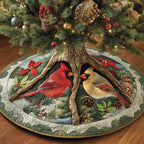 Evergreen Companions Valance Christmas Tree Skirt