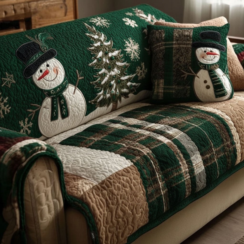 Evergreen Festive Nights Sofa Cover