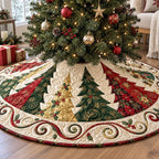 Evergreen Glow Christmas Tree Skirt