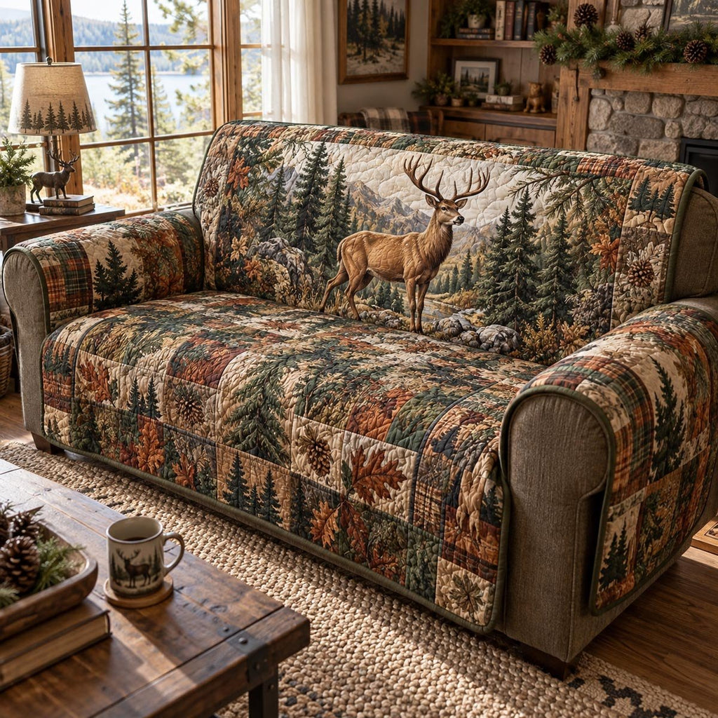 Evergreen Stag Valley Sofa Cover