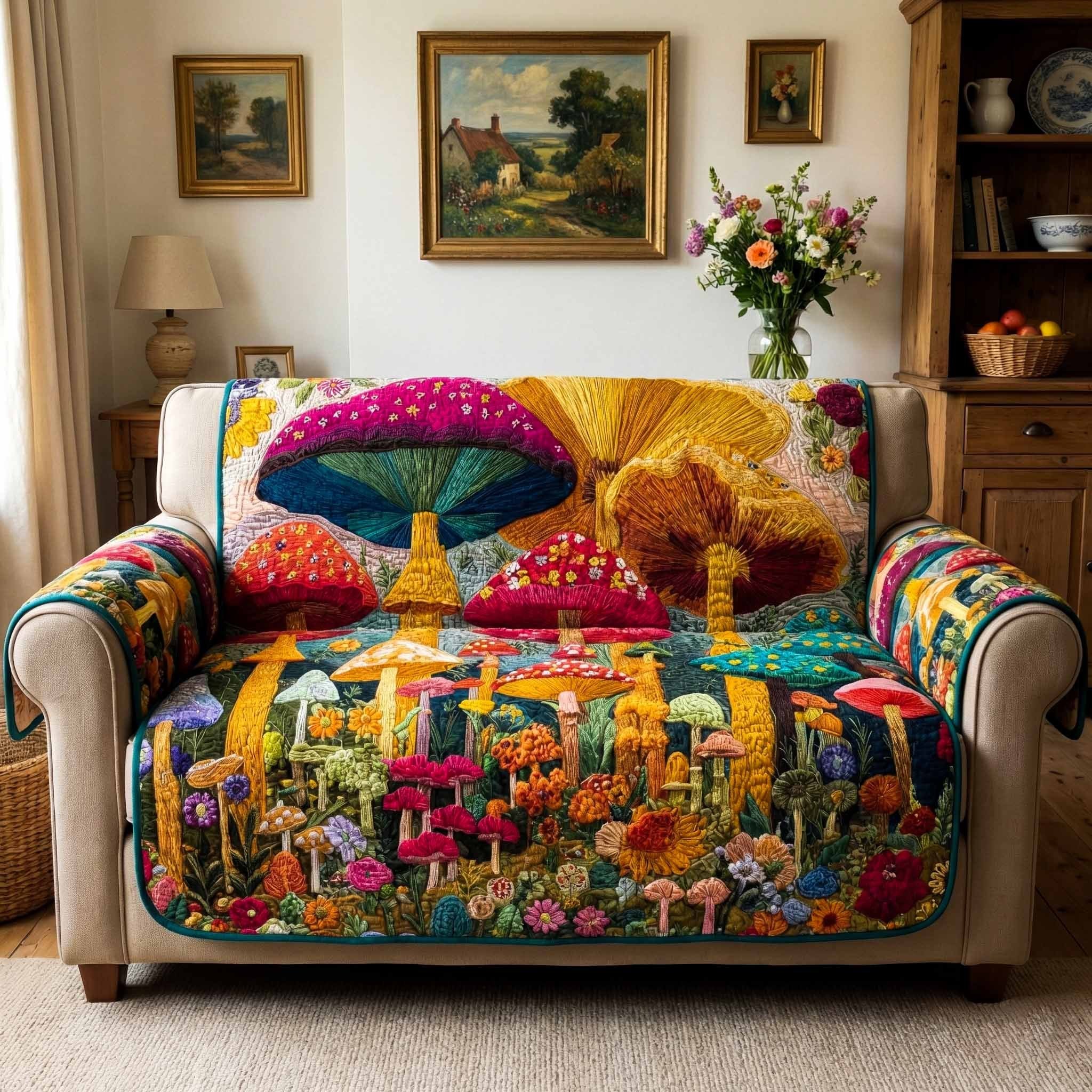 Fairy Harvest Sofa Cover