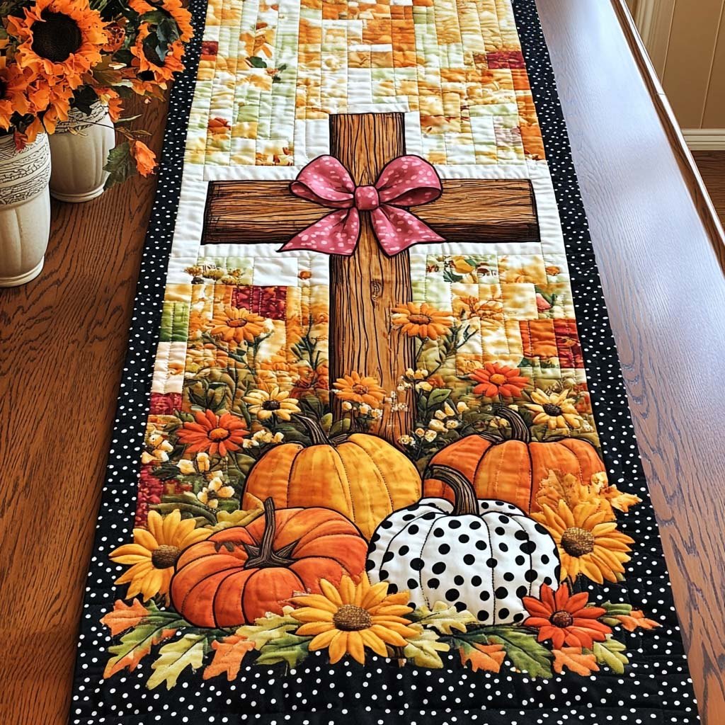 Faithful Fall Days Table Runner